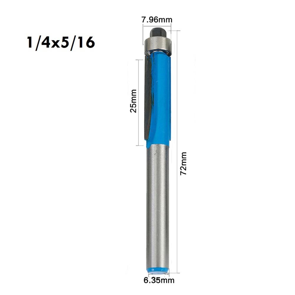 Punta da fresa in acciaio legato Punta a filo con cuscinetto superiore Router Bit Accurata