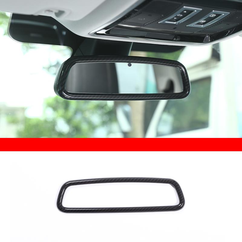 Car Interior Carbon Fiber Style Modified Stickers For Land Rover Discovery Sport 2015-2019 Auto Gear Shift Panel Cover Accessory