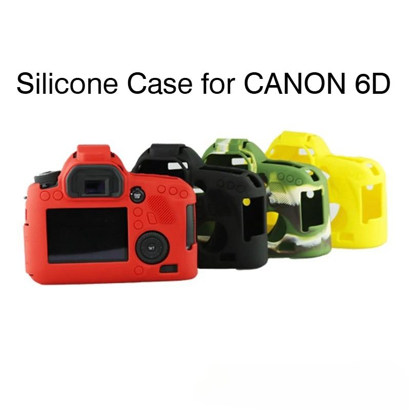 Shockproof Lightweight DSLR Accessory: Silicone Case (Soft Shell) & Inner Bag for CANON 6D Camera