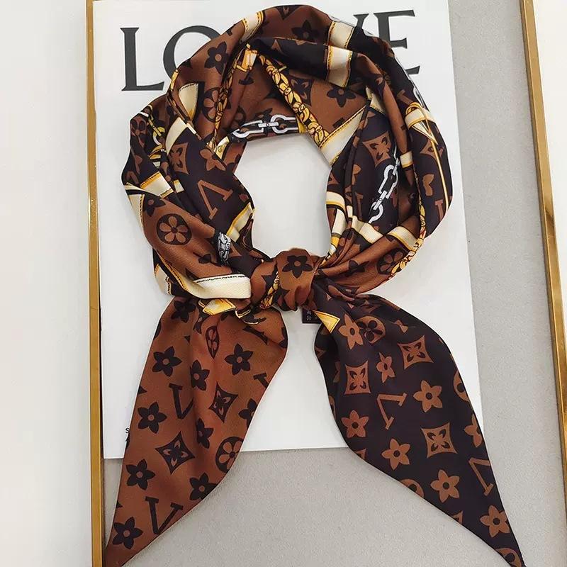 

WTEMPO Long Strip Small Scarf for Women in Spring Autumn Summer Paired with Shirt Ribbon Scarf 145*14cm