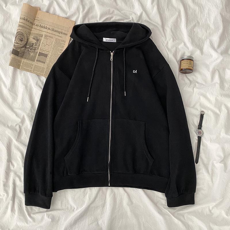 Minnie Velvet свободный универсальный кардиган с капюшоном толстовка женская студенческая осенне-зимняя тонкая куртка One size