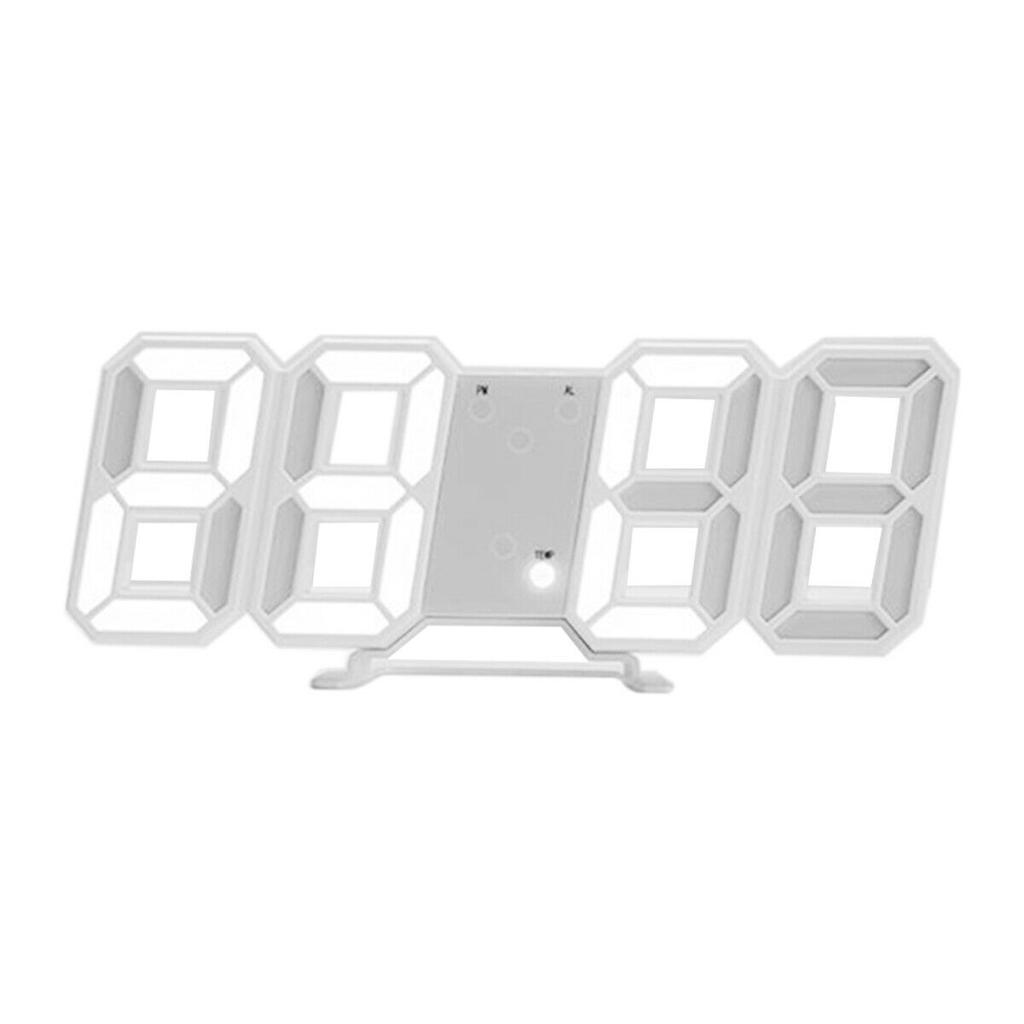 Buy 3D Digital Alarm Clock+Charging Plugs Night Light Clock LED Number