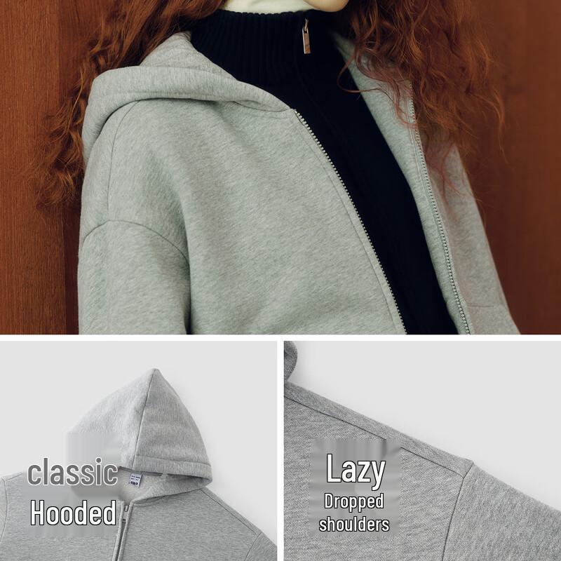 Semir Women's Loose Fit Fleece Hooded Jacket