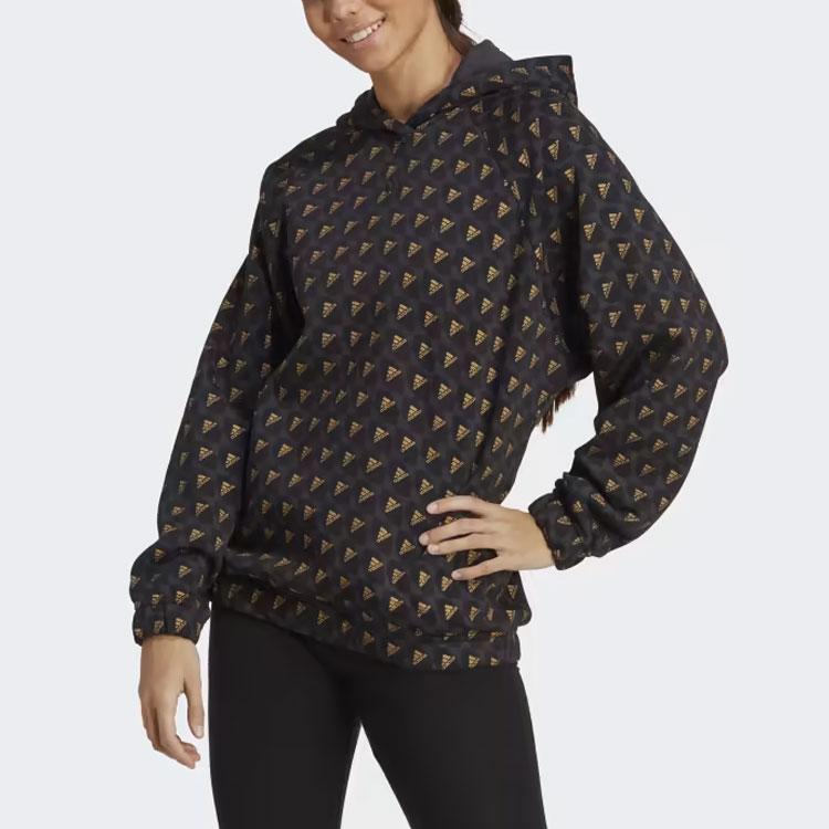 Adidas All Season X Logomania Hoodie Damen Hoodies Schwarz IM1259