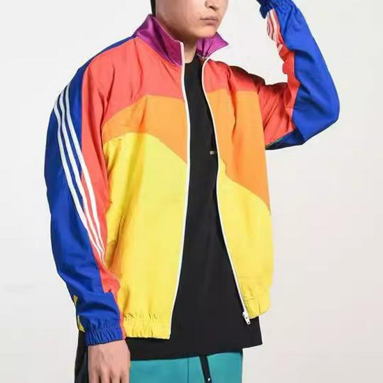 2026 Spring Korean Men's Long-Sleeve Loose Stitching Jacket - Trendy Student Style