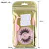 1 Conjunto Cílios Postiços Naturais Wispy Feitos à Mão 3D Mink Autoadesivos Cola Maquiagem Cílios Sem Cola E4M9