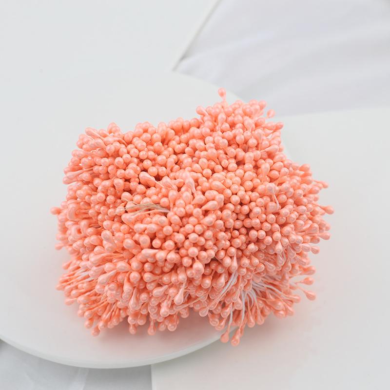 3mm Multicolor Pearlescent Silk Screen Ribbon Flower Stamen Bud