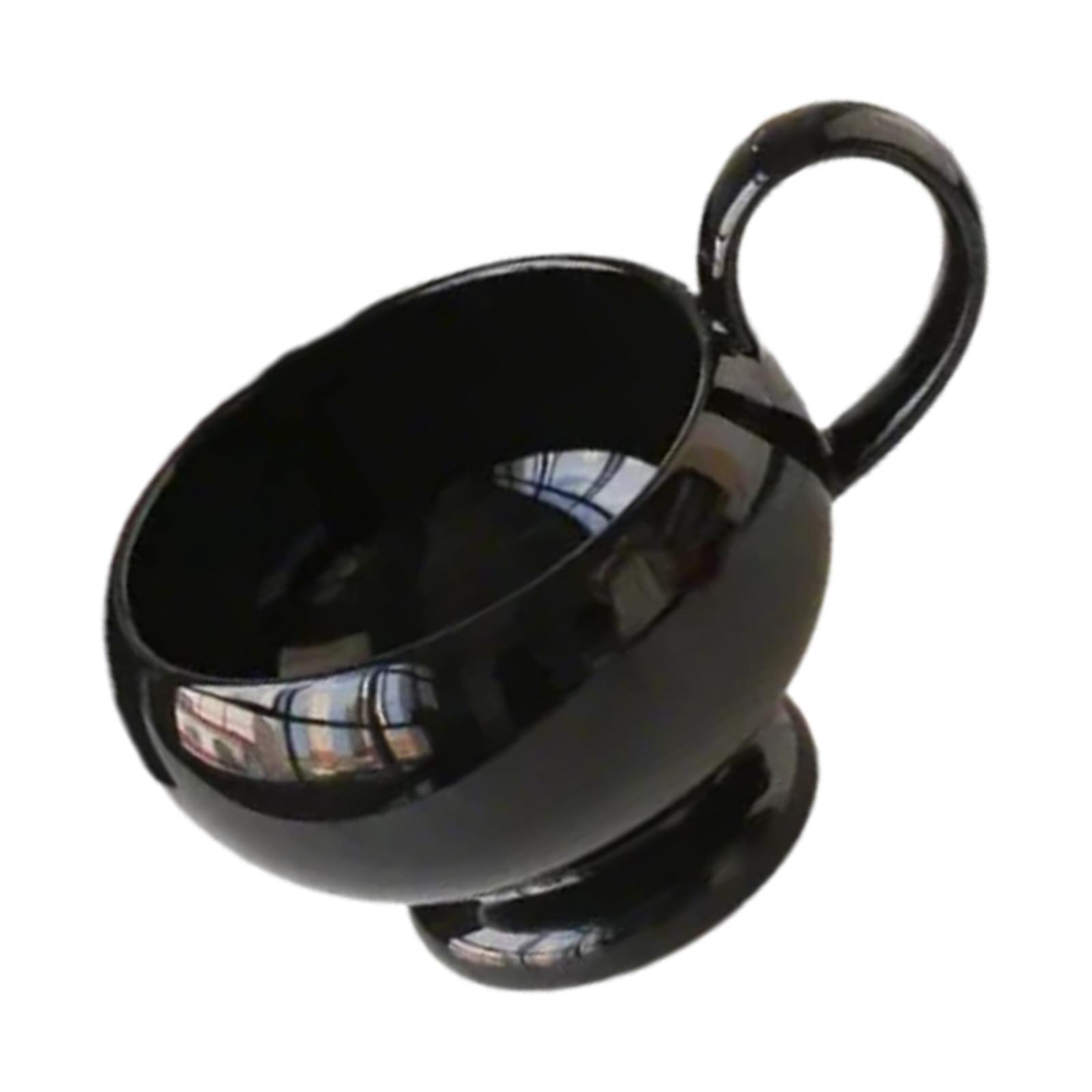 

Стильная керамическая кружка в стиле Аладдина 280 мл с удобной ручкой, герметичная кружка, идеально подходит для повседневного использования чёрный