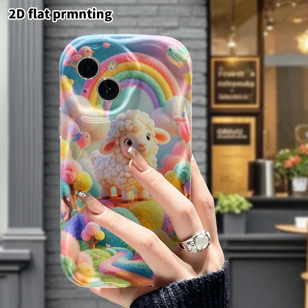 Phone Case: 2D flat, fits iPhone 18, 17, 16, 15, 14, 13, 12Pro protective case, colorful, perfect holiday gift for Christmas and Halloween