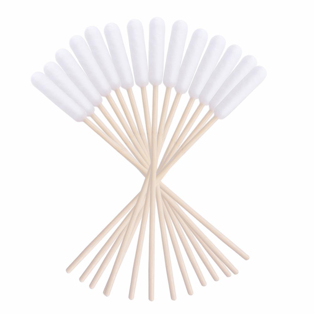 50pcs Single-head Pet Cotton Swabs Disposable Pet Ear Wash Cotton Ball Dog Cotton Buds  Grooming