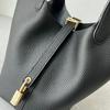 Women's Classic Versatile Cowhide Leather Bucket Bag