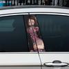 Nezuko Anime Car Stickers Car B-pillar Decal Waterproof Stickers Auto Center Pillar Sticker Cover Scratches Vehicle Decor