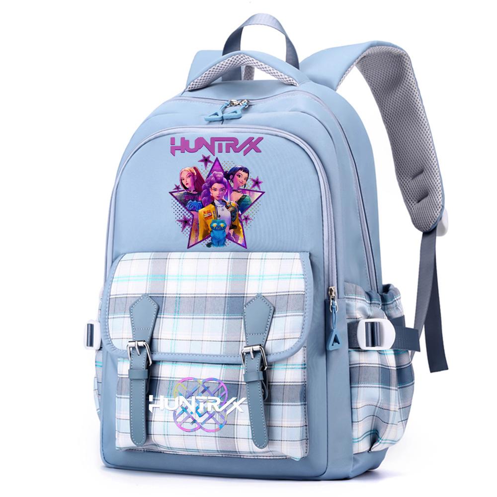 Rucsac Anime Desen Animat K-Pop Imprimat Capacitate Mare pentru Adolescent Student Fată Băiat Ghiozdan Rucsac Femei Capacitate Mare Impermeabil Geantă de Voiaj Cadou Copil