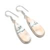 Natural Tree Agate Gemstone 925 Sterling Silver Jewelry Earring 1.97" AE-13012