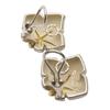 Used TIFFANY&Co. Earring Maple leaf Silver925/K18 yellow gold 17.5g Silver gold combination