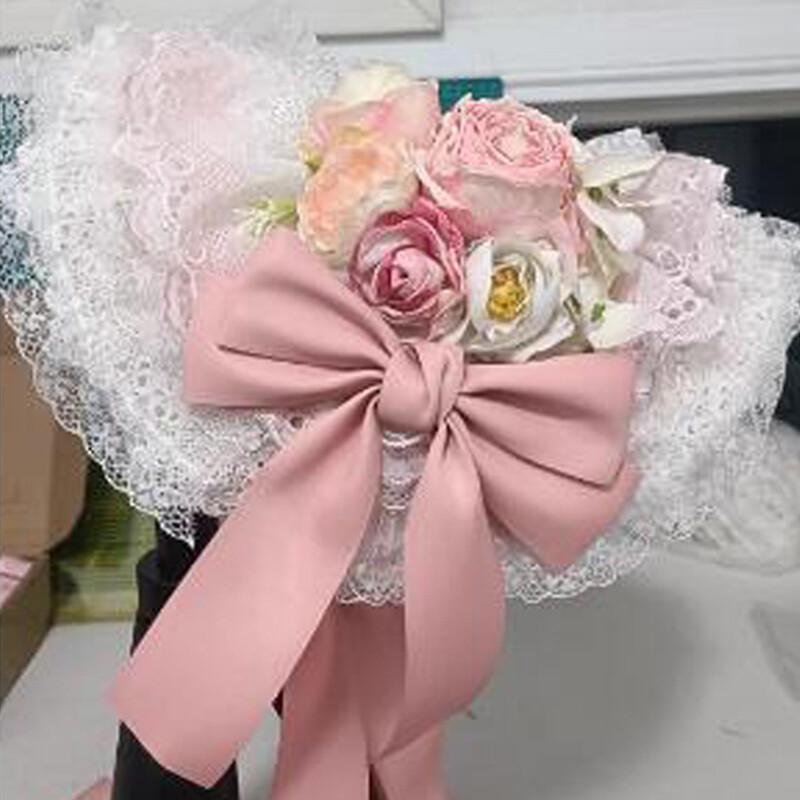 20Pcs Silk Rose Heads Artificial Flowers for Wedding Party Home Decor Diy Craft Wreath Making Fake Flower Gift Set