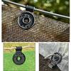 Black Sun Shade Clips Multi Purpose Greenhouse Fasteners for Tarp Camping Gear and Outdoor Canopy Windproof Installation