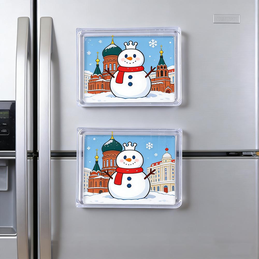 

20Pcs Multiple Sizes Magnetic Photo Frame Blank Acrylic Badge Photo Frame for Refrigerator and Family Gifts Photo Frame Insert 5.9 4.3cm