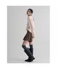 8seconds Text Jacquard Round Pullover Light Pink