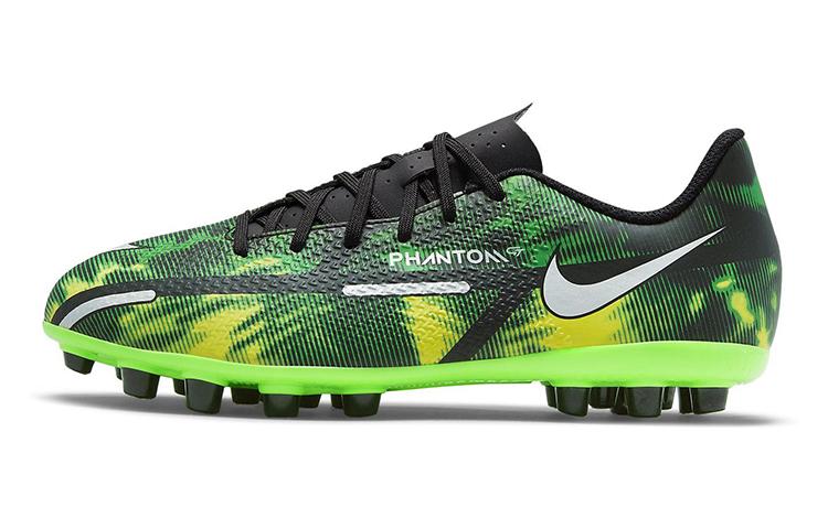 

Nike Slip Resistant Cushioning Abrasion Resistant Low top Artificial Turf Soccer Shoes Green Kids DM0736-003 36
