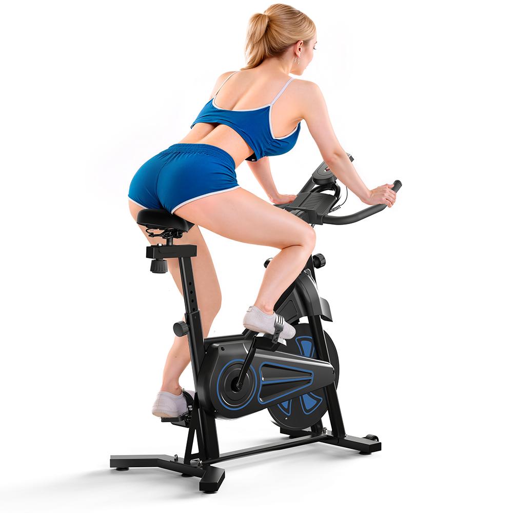 ALNSOOR QK116C Magnetic Resistance Exercise Bike - 4kg Flywheel 120kg Max Load Capacity Quiet & Stable Stationary Bike for Home Workouts
