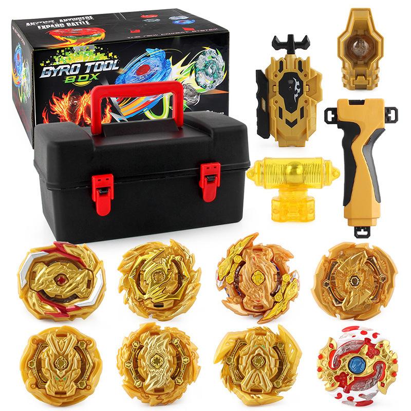 Supply 12 Crack Gyro Attack Sets, With Two-Way Launcher Combat Gyro Toolbox Gift