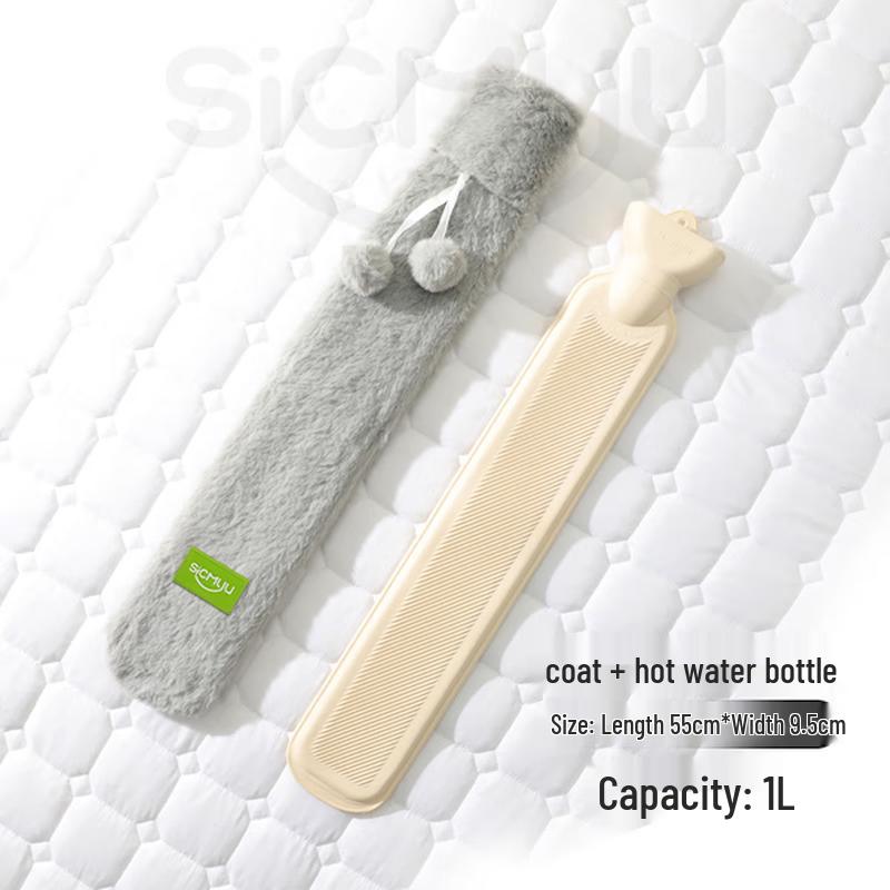 De Rong Plush Extra-Long Hot Water Bottle