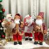 Stojící panenka Santa Clause Vánoční figurka Soška Děti Nový rok Vánoční dárek Domácí dekorace Ozdoby Potřeby pro narozeninovou oslavu