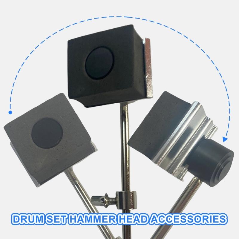 Bass Drum Pedal Beater Replacement Professional Kick Drum Foot Pedal Beater Adjustable Hammer Head Drum Beater