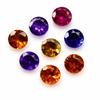 24 Pcs Mix Natural Color Sapphire   Gemstone 6x6 MM Round Sapphire Lot