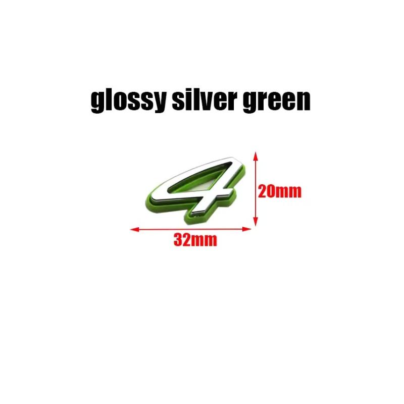 1pcs New 4 S Turbo E Hybrid ABS Car Fender Side Rear Trunk Emblem Badge Sticker Accessories