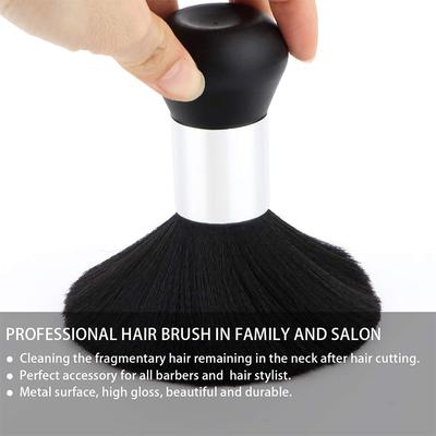 Grande Brosse de Barbier Souffleur de Nuque Barbe Rasage Doux pour Coupe de Cheveux Nettoyage Cou Visage Balayage Cheveux Brosses Salon Outil de Coupe de Cheveux