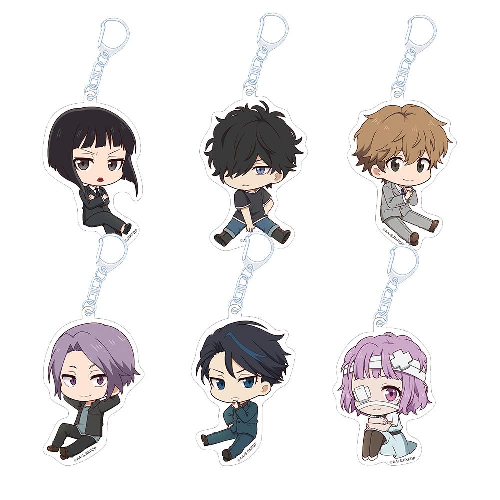 Ron Kamonohashi: Deranged Detective Totomaru Isshiki Ron Kamonohashi Amamiya Mofu Usaki Acrylic Keychain Bag pendant Gifits