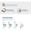 Soft Closing Dual Nozzle Manual Control Bidet Seat Home Universal Toilet Seat Lid Non-Electric Bidet Toilet Seat Cover