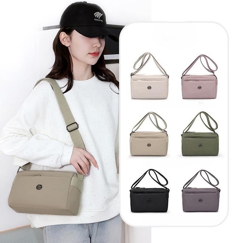 Ultra-lightweight Multi-layer Crossbody Bag, Women's Bag, Casual Single-shoulder Bag, Fabric Bag, Small Bag
