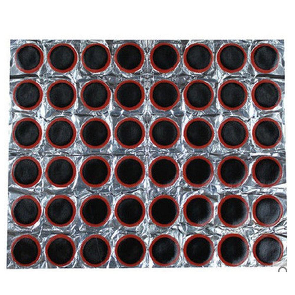 48Pcs/Set Tubeless Bike Tyre RepairTool Emergency Bicycle Repair Accessory Tire Patch  for Car