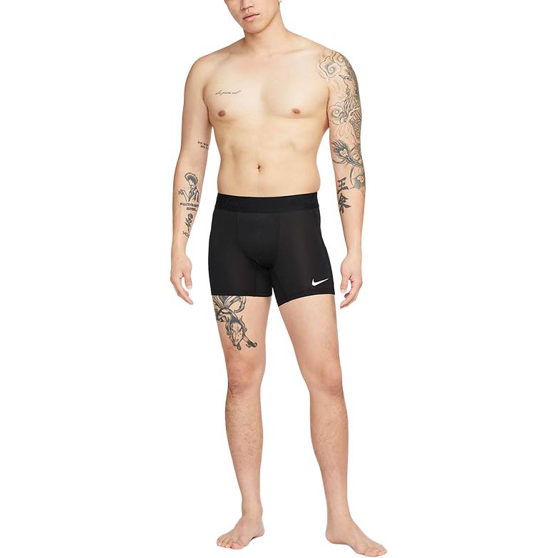 Nike Pantaloncini da Allenamento Uomo Pro Dri-FIT tinta unita ad asciugatura rapida Neri FD0686-010