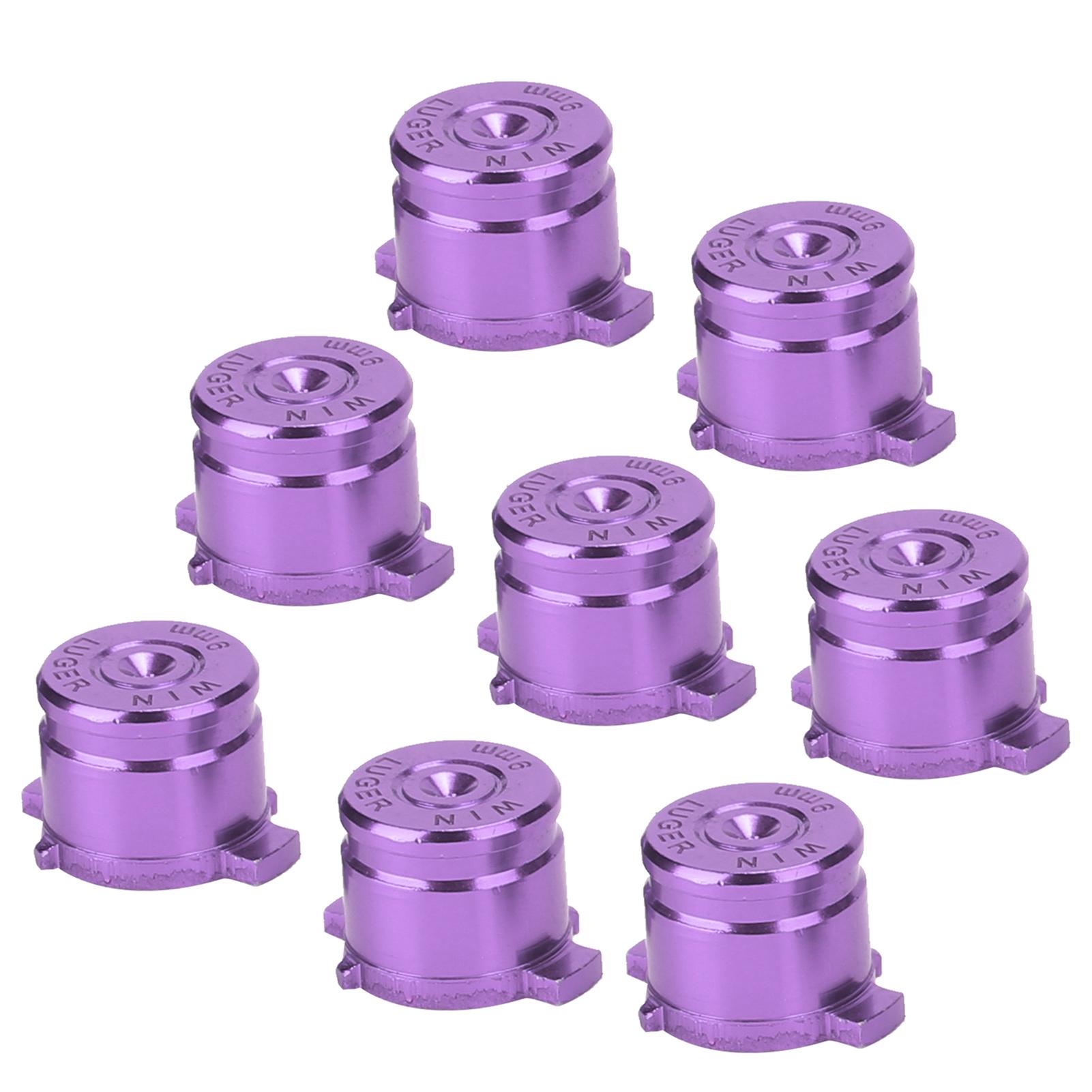 

2 Sets Aluminium Alloy Function Assist Button Controller Replacement Parts Fit for PS4Purple фиолетовый
