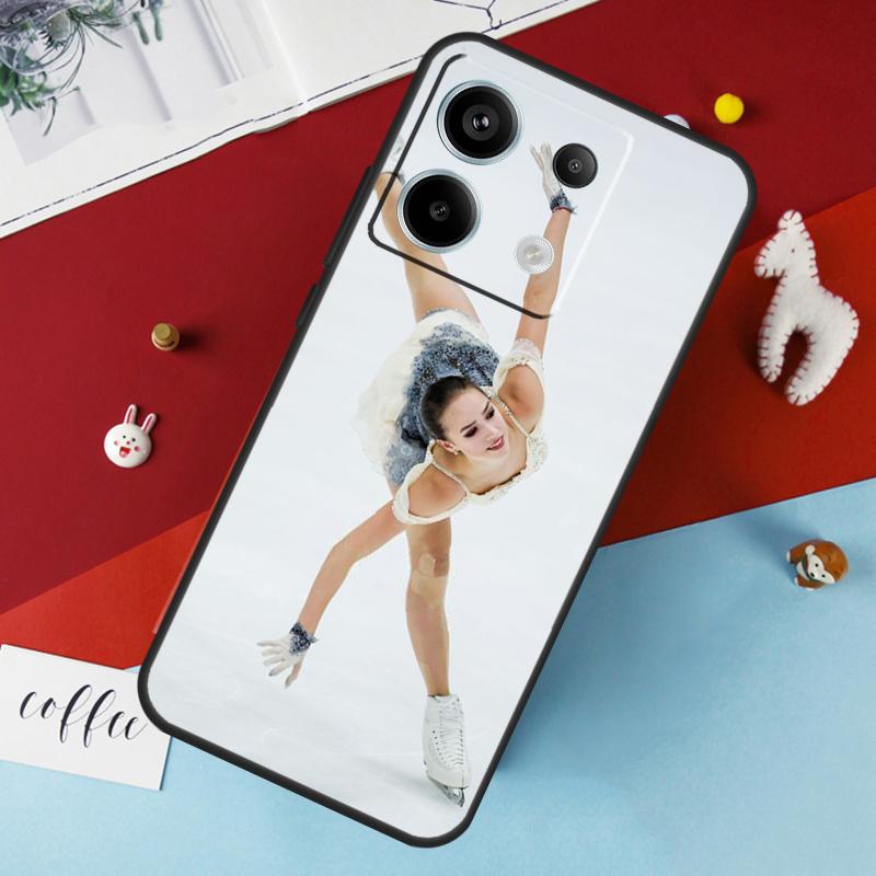 Figure Skating Dance Sport Case For Xiaomi Redmi Note 13 Pro 14 12 11 10 15 Pro Plus Redmi 10C 12C 13C 14C 15C 15 Cover