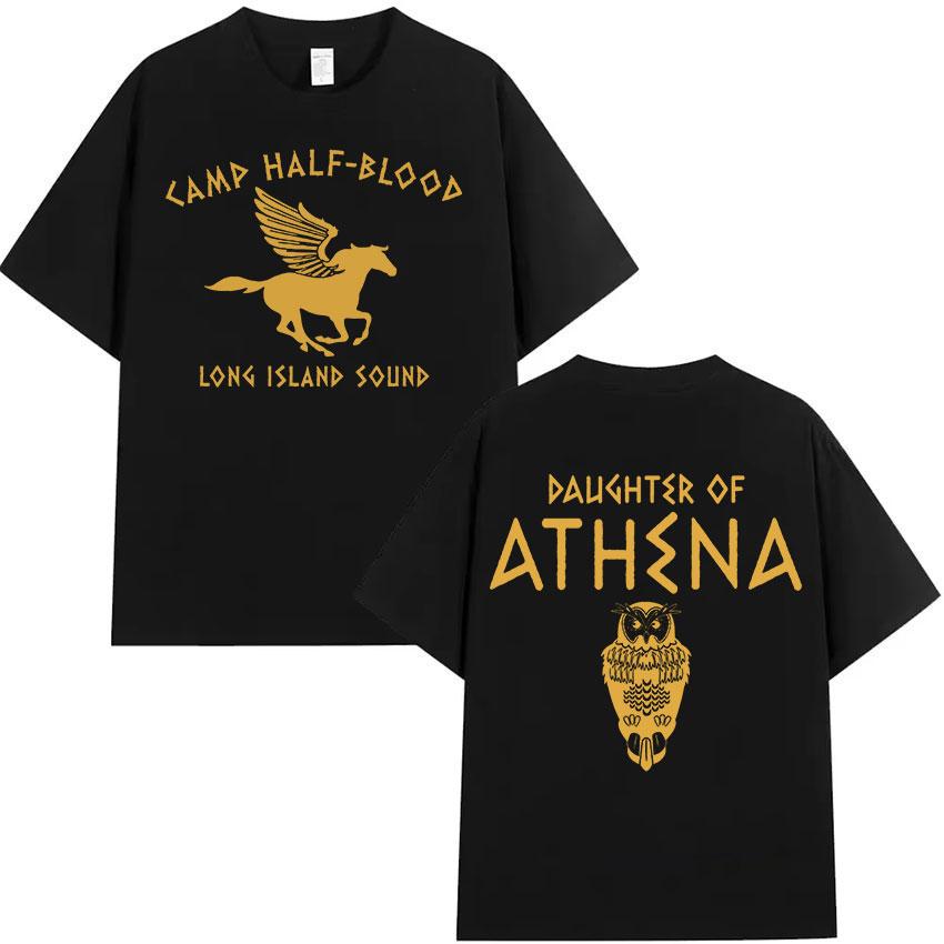 Percy Jackson Camp Half Blood Long Island Sound T Shirts Men Women Summer Fashion T-shirt Harajuku Cotton Short Sleeve T-shirts