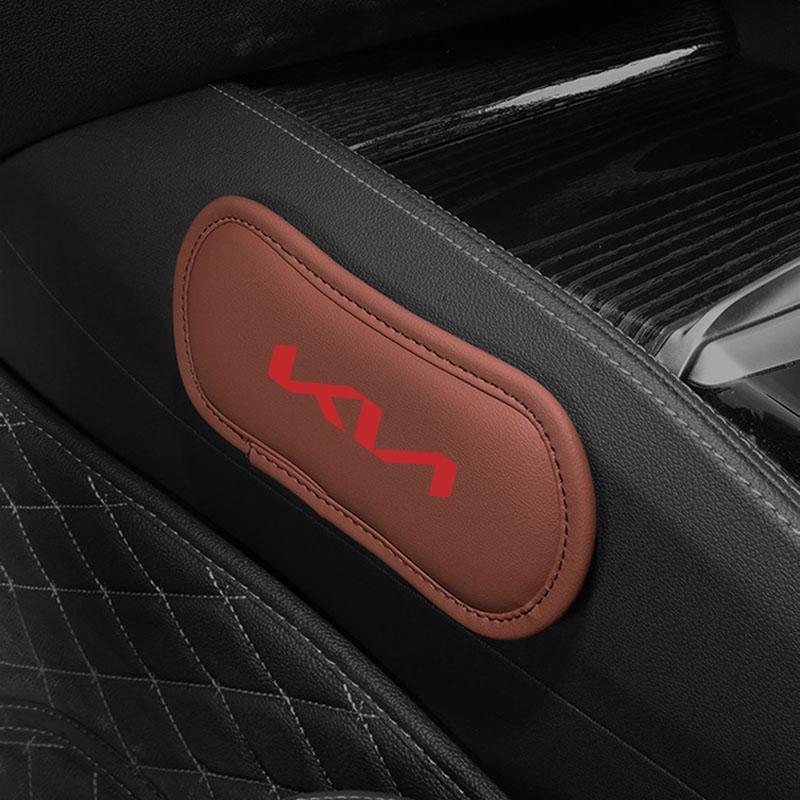 Car Interior Leg Knee Rest Pads Leather Cushion Car Styling For Kia Rio 3 K2 Ceed Cerato K3 Sportage 4 Picanto K5 Optima Sorento Forte Stinger