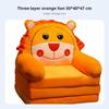 Transformable Flip-Open Sofa Foldable Transformable Flip-Open Lounger Cartoon Character Design Soft Fabric for Children, Bedroom
