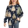 Christmas Day Sweatshirts For Children Boys And Girls Knit Sweater Cute Shirt Fall Crewneck Pullover Tops