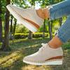 Fashion Women Casual Shoes Fashion Breathable Walking Mesh Flat Shoes Sneakers Women's Vulcanized Shoes White Female Footwear