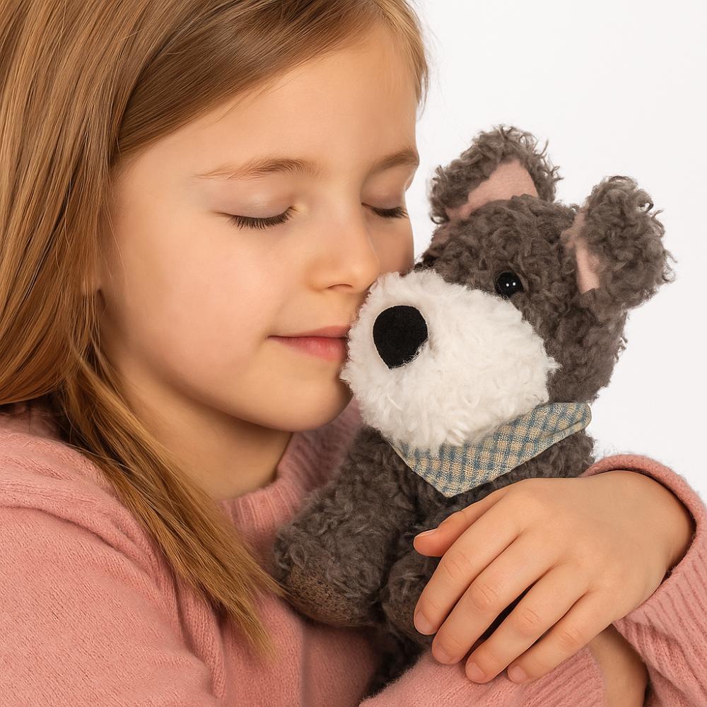 Cat Lamb Farm Animals Plush Toy Interactive Curly Haired Dog Doll  Kids Gifts