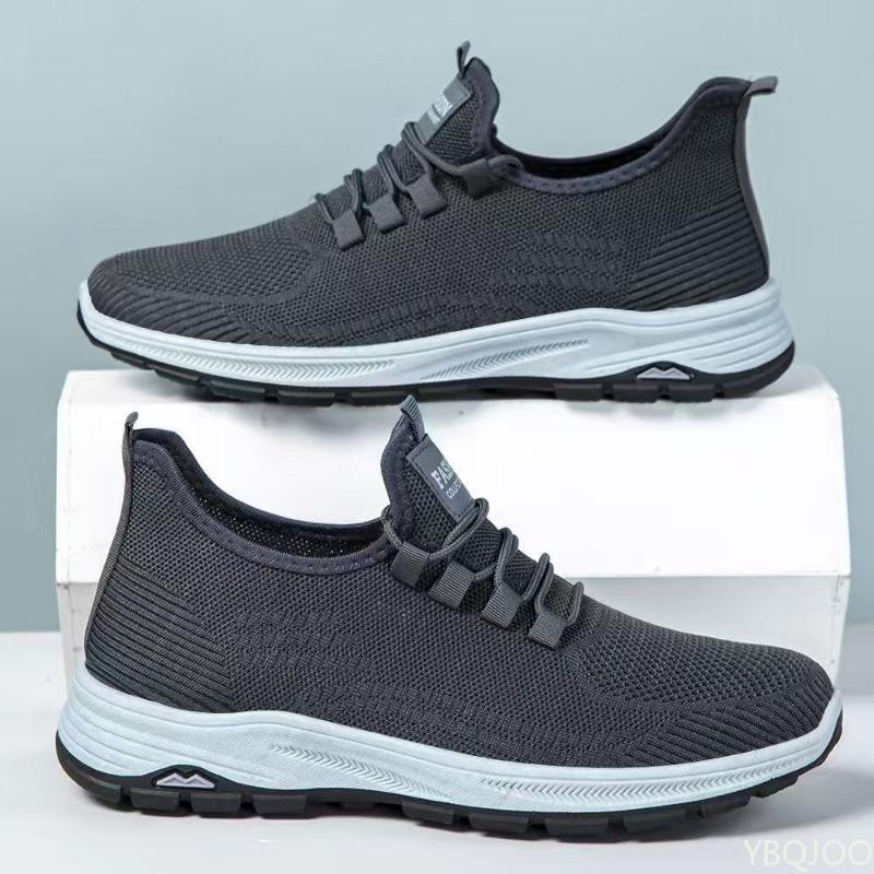 Men's breathable casual shoes for spring summer soft soled lightweight simple comfortable versatile men's sports shoes