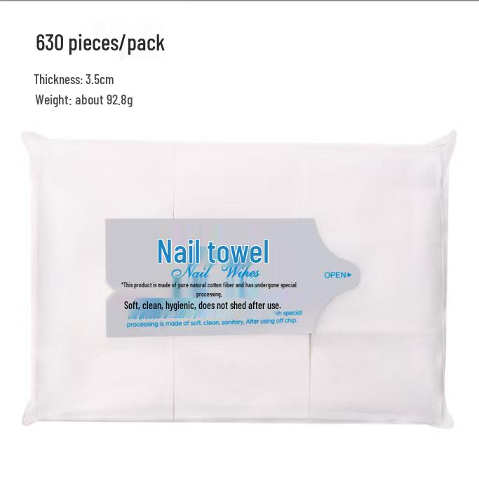 Безворсовые ватные диски для снятия лака - Очищающие салфетки салонного качества