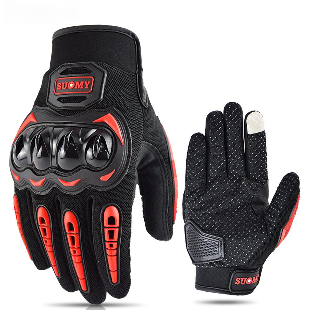 Suomy Lady Pink Motorcycle Gloves Women Summer Mesh Breathable Motocross Motorbike Moto Racing Gloves Touch Screen Gloves Men