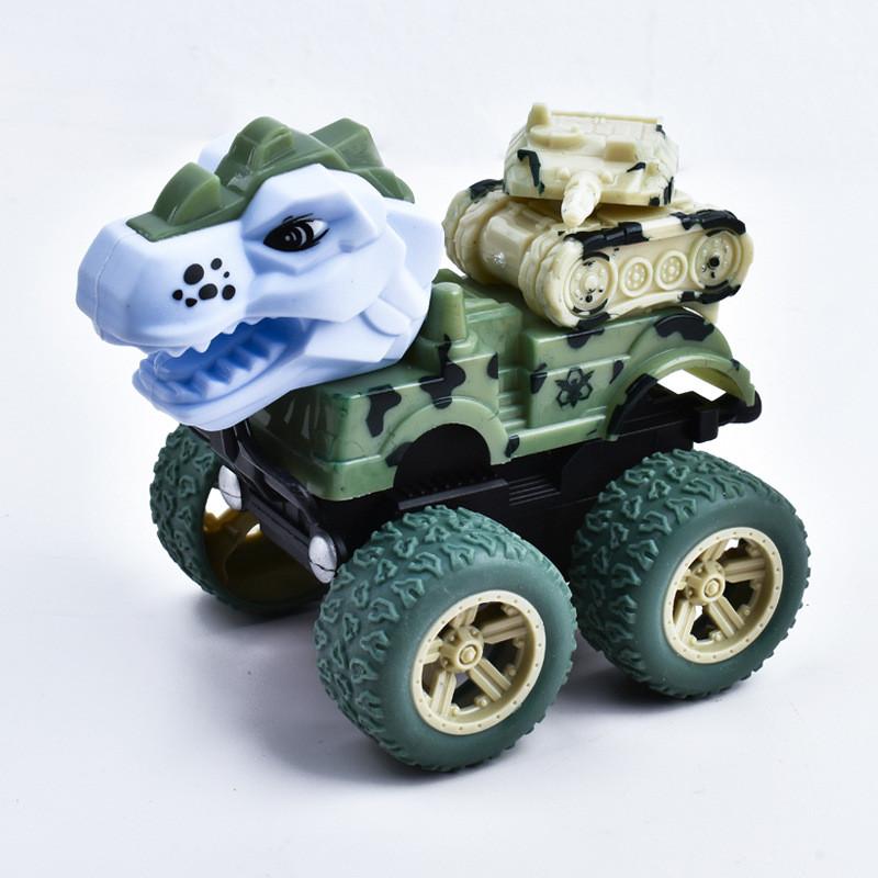 Dinosaur Inertia Excavator Dump Truck Mixer Truck Tank Off Road Vehicle Toy For Toddlers