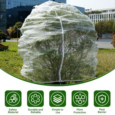 1/2Pcs 3M Plant Protection Cover Bag Fruit Tree Netting with Zipper for Protecting Trees Plants Pest Control Garden Tools